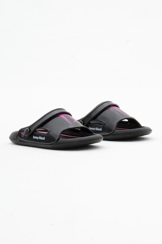Tonny Black Poıli Taban Logolu Çocuk Unisex Siyah Terlik Tbacr896 Siyah