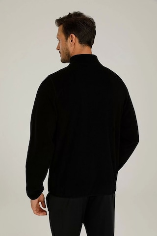 Lumberjack Sn165 Nordic Polar Fermuarli Erkek Sweat - Siyah