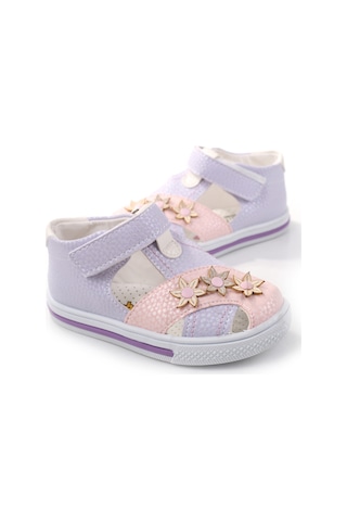 Şirin Bebe 1716 Kız Bebek Ortopedik Ayakkabı Sandalet Lila