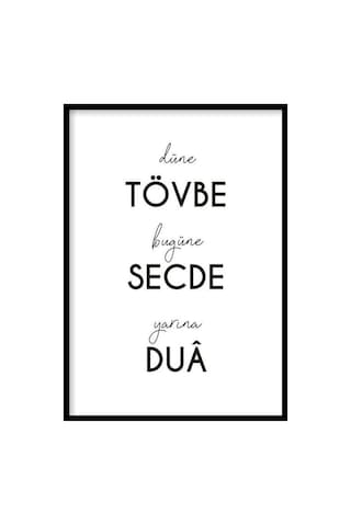 Hediyelik Dini Kanvas Tablo Dua Ev Dekarasyon Duvar Süsü Ölçü Seçeymi Unutmayınız :