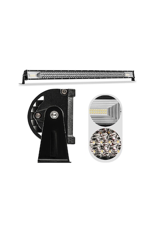 Off Road Led Bar 3 Sıra 81 Cm 405 Watt Beyaz Sarı 5 Mod