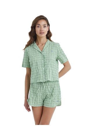 Kadın Pijama Üstü 60410 - Yeşil Yeşil