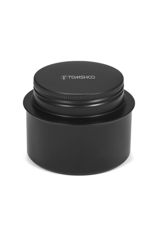 Pazly Tomshoo Taşınabilir Mini Alüminyum Alkol Ocağı, Rüzgar Kalkanlı, Kamp & Dağ Yürüyüşü İçin Siyah Siyah