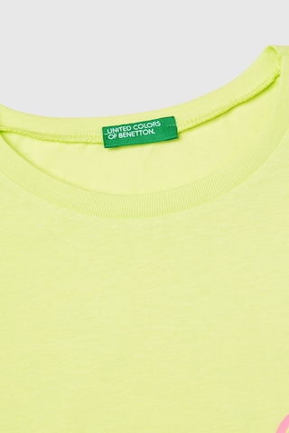 United Colors Of Benetton Kız Çocuk T Shirt 3jerc10pb Sarı Sarı