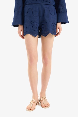 Defacto Regular Fit Brode Plaj Şortu-fall İn Love E0599ax25smnv241 Lacivert