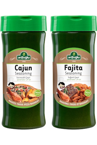 Arifoğlu Cajun Seasoning Pet 230 G + Fajita Seasoning Pet 230 G
