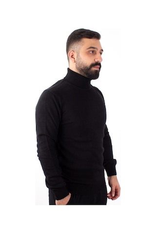 Twister 3623 Siyah Balıkçı Yaka Erkek Kazak