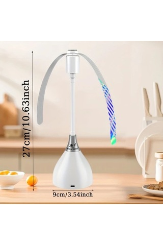 Boatshop1 2 Adet Sinek Kovucu Fan Yumuşak Kanatlı Usb Veya Pil İle Çalışan Sinek Savar Mutfak Piknik Yemek Masası İçin