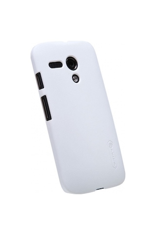 Nillkin Moto G İle Uyumlu Super Frosted Sert Kılıf Beyaz