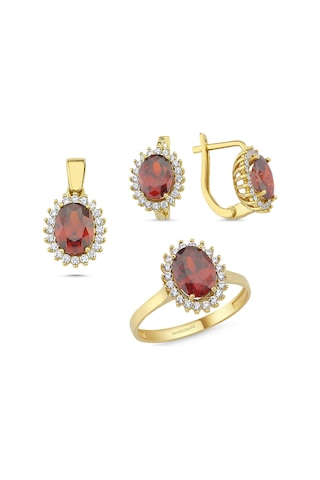 Kuwars Oval Altın Anturaj Set Takım T7897