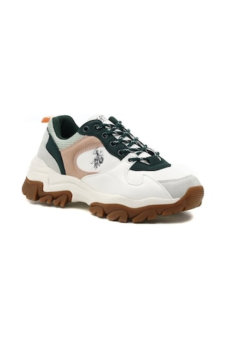U.S. Polo Assn. Tracky 1Pr Beyaz Kadın Sneaker - 512955790 Beyaz