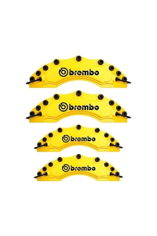 Volvo V50 Uyumlu Brembo Sarı Kaliper Kapağı 4 Parça Ön Arka Set