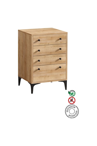 Decormet Holy Şifonyer Safir Meşe Diğer