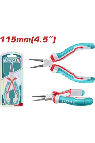 Total Elektronikçi Tip Yuvarlak Uçlu Karga Burun 115mm Thtmn656