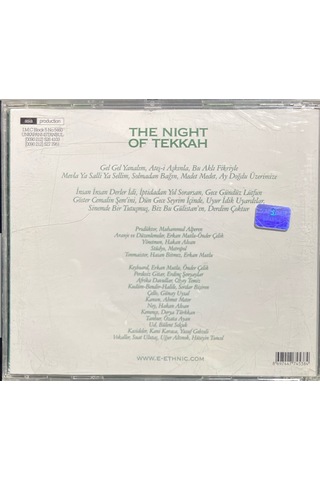Plak Değildir Cd Dir Cd Mustafa Özoruç The Night Of Tekkah Ethn