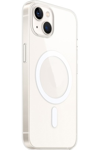 Apple Uyumlu iPhone 15 Kılıf Magsafe Korumalı Pc Şeffaf Kapak
