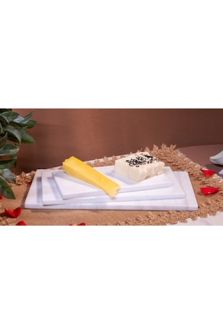 Mermer Peynir Standı /servis /sunum Beyaz