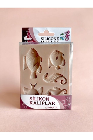 Silikon Kalıp / Sea Animals / Deniz Hayvanları Smarta Beji