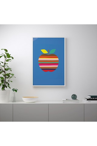 Poster, Çok Renkli, 61x91 Cm, Renkli Elma