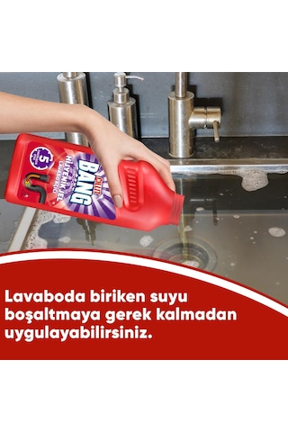 Cillit Bang Turbo Hijyenik Gider Lavabo Açıcı Jel 500 ML