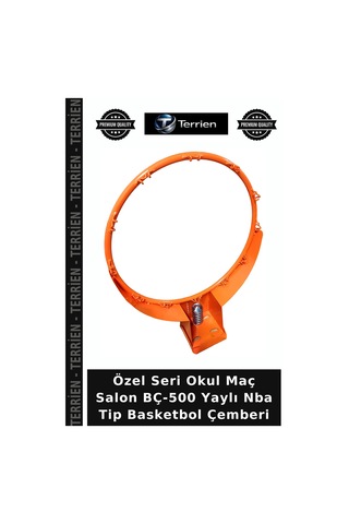 Özel Seri Okul Maç Salon Bç-500 Yaylı Nba Tip Basketbol Çemberi