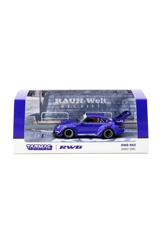 Tarmac Works 1/64 Rwb 993 Army Gırl Blue