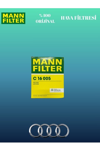 Mann Fılter C16005 Hava Filtresi Audi 2011üzeri A6-3.0 Tdi