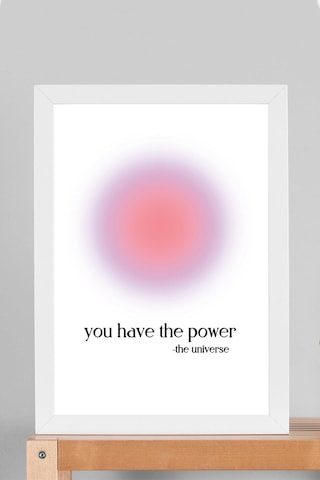 You Have The Power Çerçeveli Tablo Aura Enerji Renkleri - Güç Sende