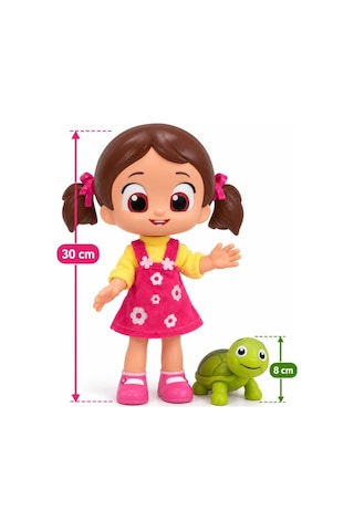 Niloya Ve Tospik Konuşan 2 Adet Niloya Şarkısı Söyler 30 Cm Hayal Gücü Geliştiren Oyuncak Et Bebek