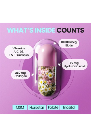 Hair + Skin & Nails + Biotin Collagen & Vitamin 60 Kapsül