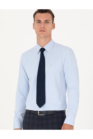 Pierre Cardin Erkek Açık Mavi Gömlek Basic 50277778-vr003 Açik Mavi
