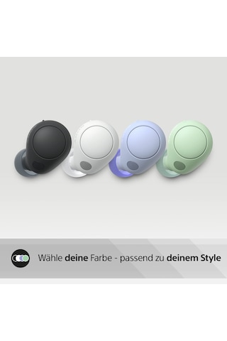 Sony Wf-c700n Kablosuz, Bluetooth, Gürültü Önleyici Kulaklık Bluetooth Çok Noktalı Bağlantıya Sahip Küçük, Hafif Kulaklık, Ipx4, 20 Saate Kadar Pil Ömrü, Hızlı Şarj, İos Ve Android Siyah