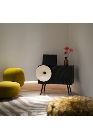 Fennessy Kresling İ7s Beyaz Bluetooth Hoparlörlü 100w Hi-fi Pikap, Plakçalar