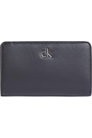 Calvin Klein Ck Re-lock Medium Bifold Siyah Kadın Cüzdan-8433 Siyah