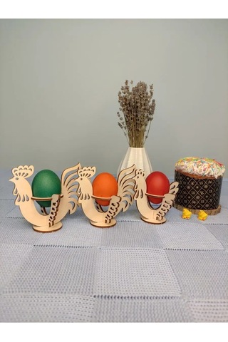 Woodiks Paskalya Yumurtası Standı 152646959 Bej