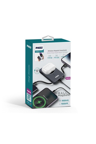 Phixi Force Pw14 10000mah 22.5w Kendinden Kablolu Magsafe Powerba
