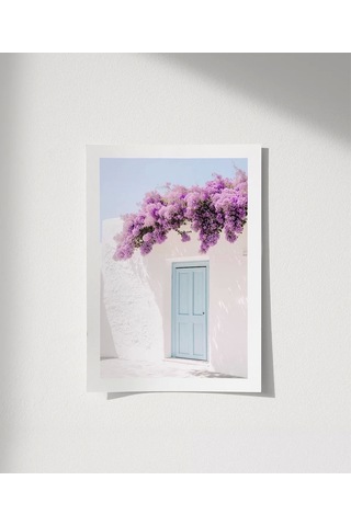 Çerçevesiz Poster Mor Çiçeklerin Gölgesinde