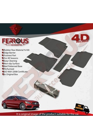 Mercedes C W205 4d Paspas Siyah Verampalı Cepli Bagaj 2015 Ve Üstü