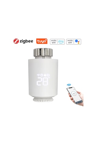 Tuya Zigbee Termostatik Radyatör Vanaları Akıllı Kablosuz E22591
