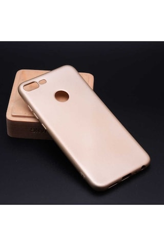 General Mobile 8 Go Kılıf Zore Premier Silikon Kapak Gold
