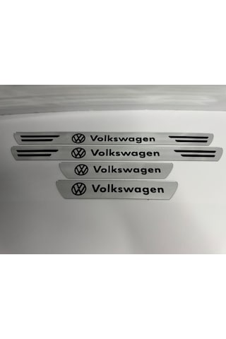 Volkswagen Scirocco İle Uyumlu Kapı Eşiği Koruyucu Ön - Arka 4'lü Set