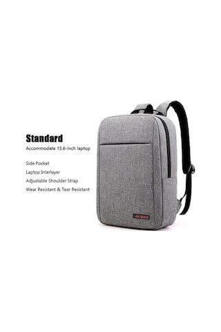 Createtech Xindoker Sırt Çantası Usb Şarj Portlu Geniş Kapasiteli İş Ve Seyahat Çantası Lacivert Lacivert