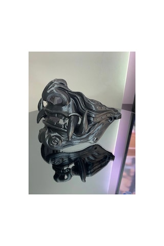 Samuray Samurai Oni Mask, Oni Maskesi, Samuray Maskesi