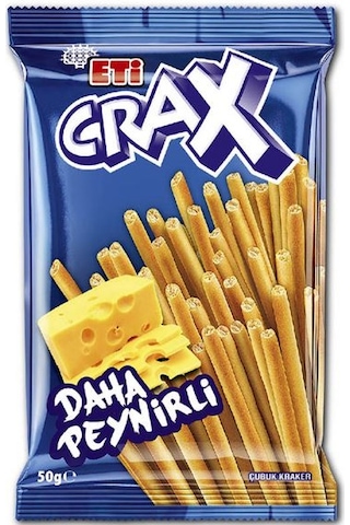 Eti Crax Peynirli Çubuk Kraker 20 x 50 G