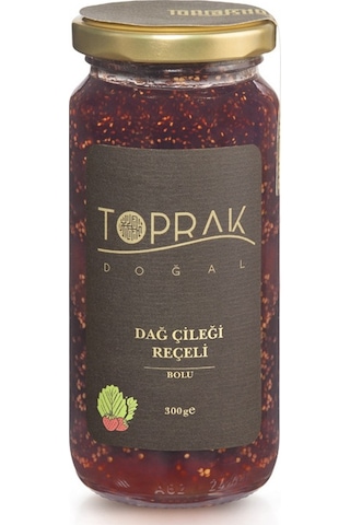 Toprak Doğal Bolu Dağ Çileği Reçeli 300 G Toprak Doğal Bolu Dağ Çileği Reçeli 300 G