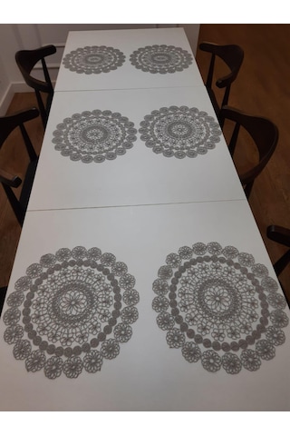 Gri Amerikan Servis Runner Supla 7 Parça Silva Set