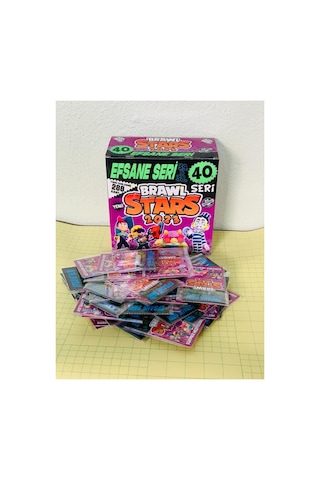 Brawl Stars Efsane 40. Seri 2'li Paketlerde 150x2 Toplam 300 Adet Kutulu Oyun Kartı