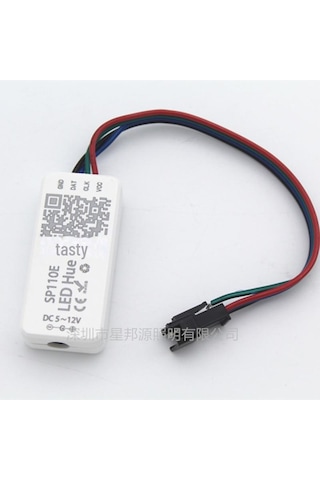 Sp110e Ws2811/2812 Işıkları İçin Bluetooth Renk Kontrol Cihazı - Mobil Uygulama Uyumlu Diğer