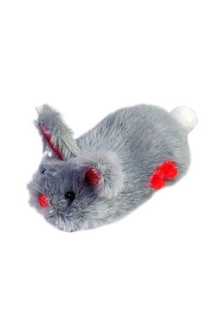 5 Adet Kurmalı Peluş Tavşan Oyuncak Hareketli Kedi Oyuncağı