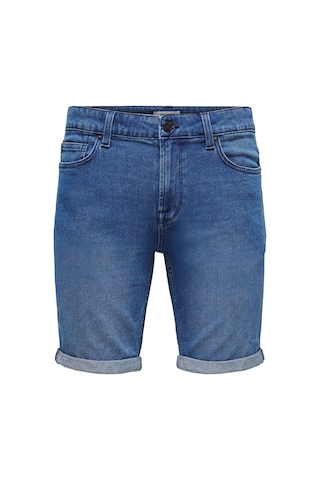 Only & Sons Erkek Kıvrık Paça Kot Şort - 22022333 001